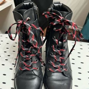 Vince Camuto combat boots, size 8